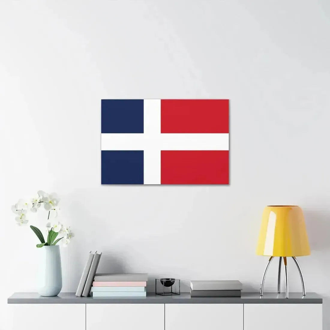 Flag of Saar Protectorate Germany - Canvas Wall Art - The Sticker Space