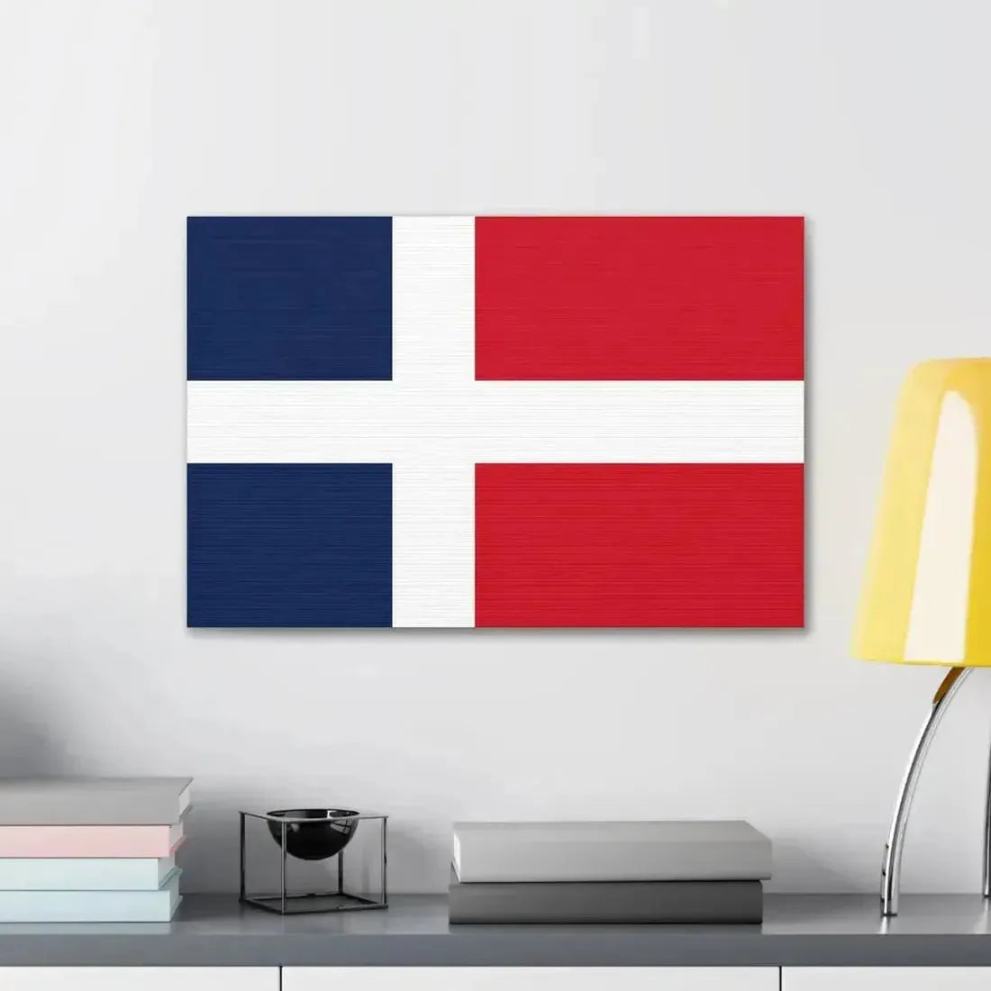 Flag of Saar Protectorate Germany - Canvas Wall Art - The Sticker Space