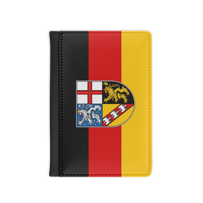 Flag of Saarland Germany - Passport Holder