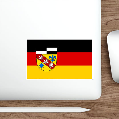 Flag of Saarlouis Germany STICKER Vinyl Die-Cut Decal-The Sticker Space