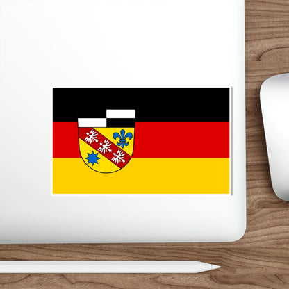 Flag of Saarlouis Germany STICKER Vinyl Die-Cut Decal-The Sticker Space