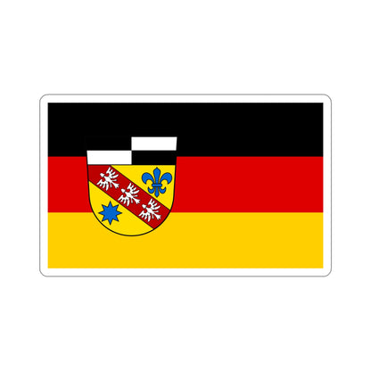 Flag of Saarlouis Germany STICKER Vinyl Die-Cut Decal-5 Inch-The Sticker Space