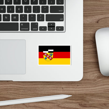 Flag of Saarlouis Germany STICKER Vinyl Die-Cut Decal-The Sticker Space