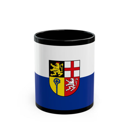 Flag of Saarpfalz Kreis Germany - Black Coffee Mug-11oz-The Sticker Space