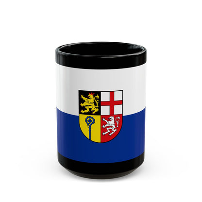 Flag of Saarpfalz Kreis Germany - Black Coffee Mug-15oz-The Sticker Space