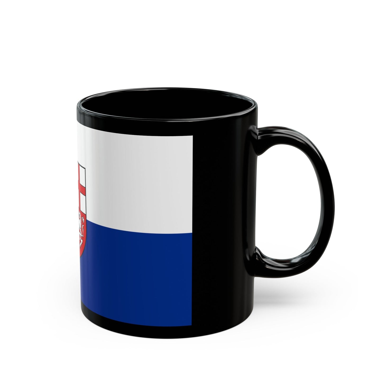 Flag of Saarpfalz Kreis Germany - Black Coffee Mug-The Sticker Space