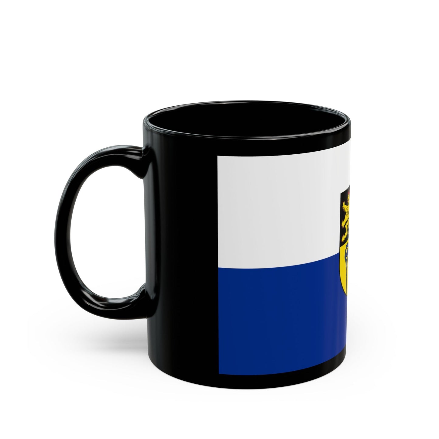 Flag of Saarpfalz Kreis Germany - Black Coffee Mug-The Sticker Space