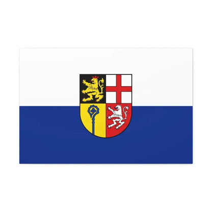 Flag of Saarpfalz Kreis Germany - Canvas Wall Art 36" x 24" 1.25" - The Sticker Space