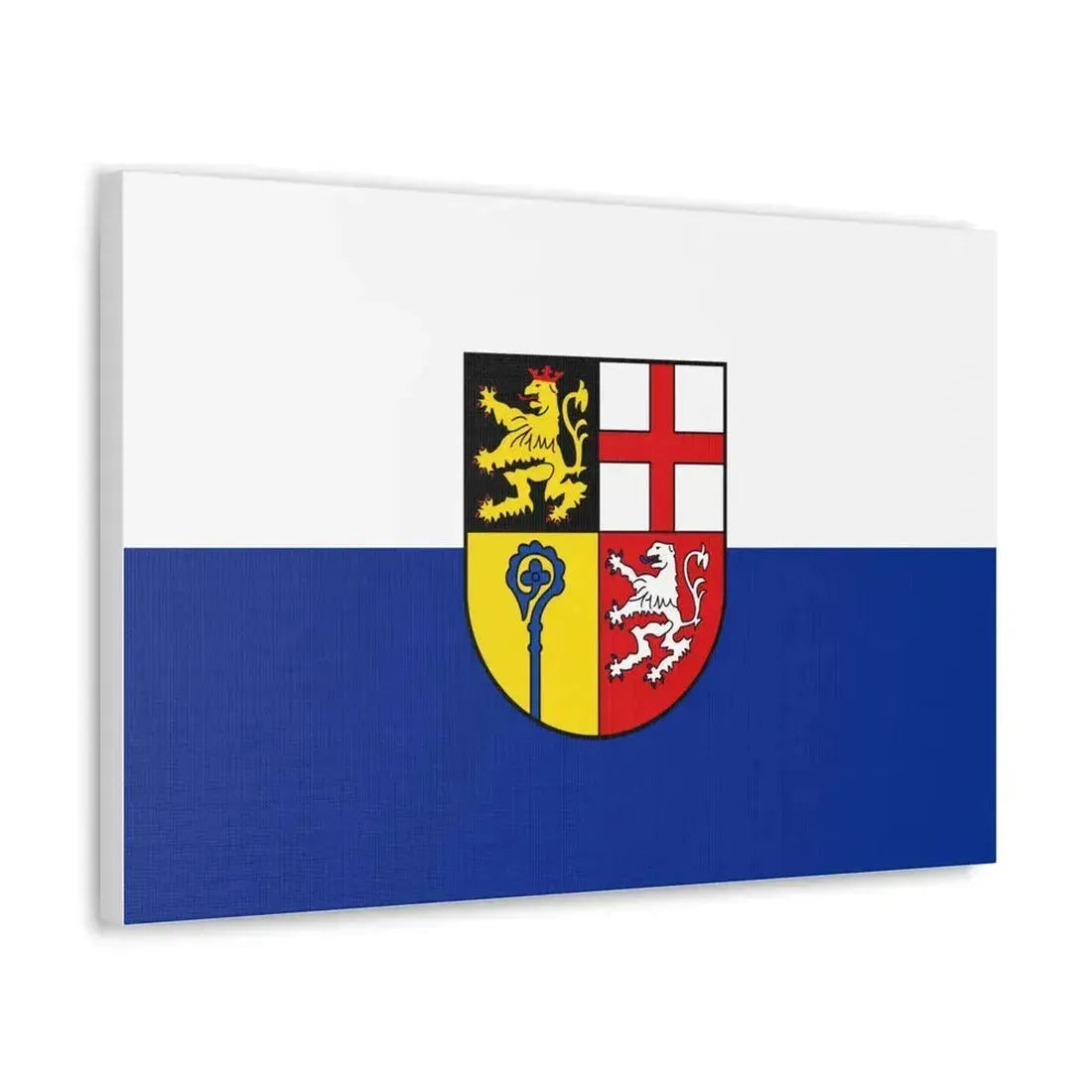 Flag of Saarpfalz Kreis Germany - Canvas Wall Art - The Sticker Space