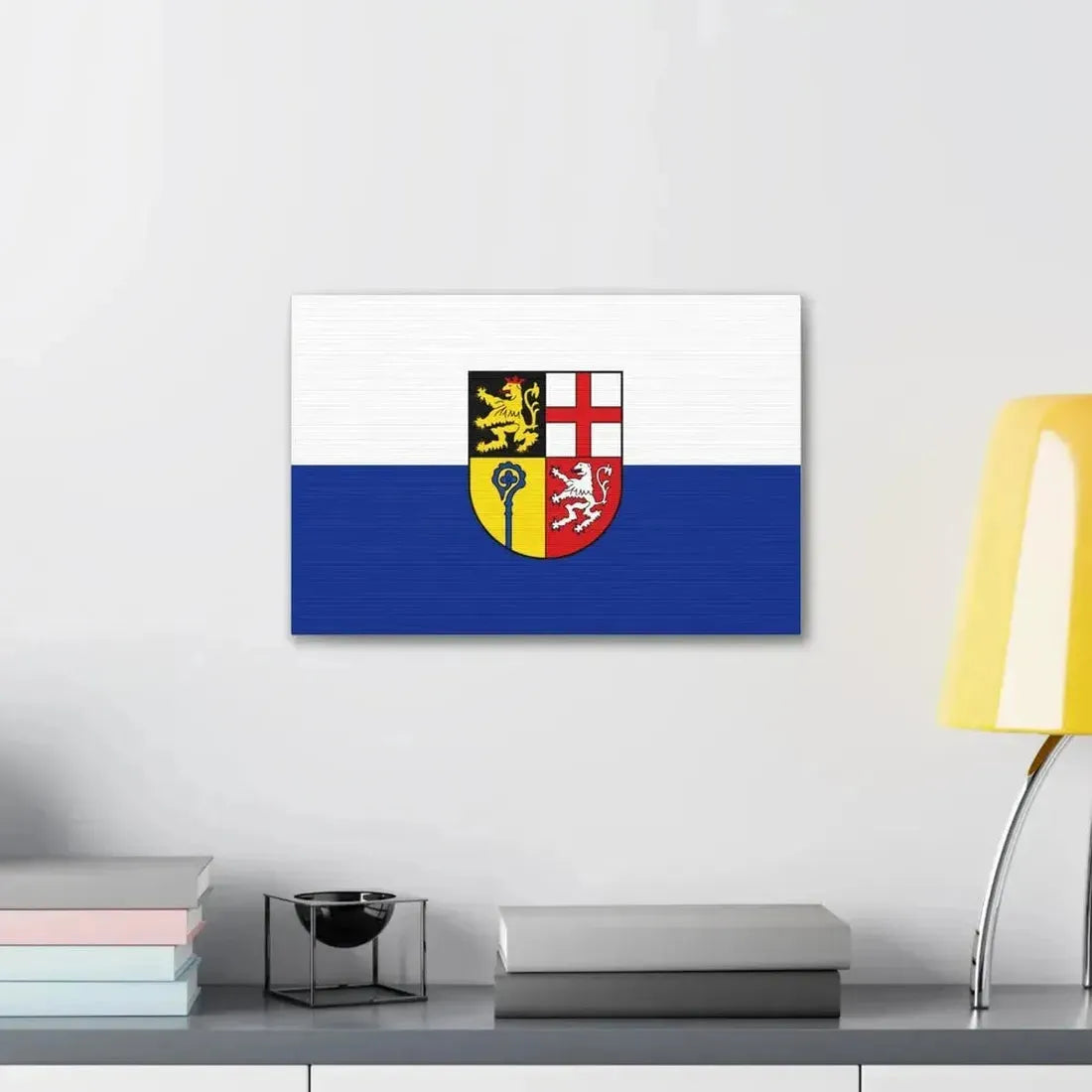 Flag of Saarpfalz Kreis Germany - Canvas Wall Art - The Sticker Space