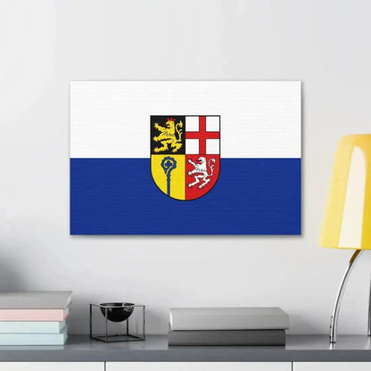 Flag of Saarpfalz Kreis Germany - Canvas Wall Art - The Sticker Space