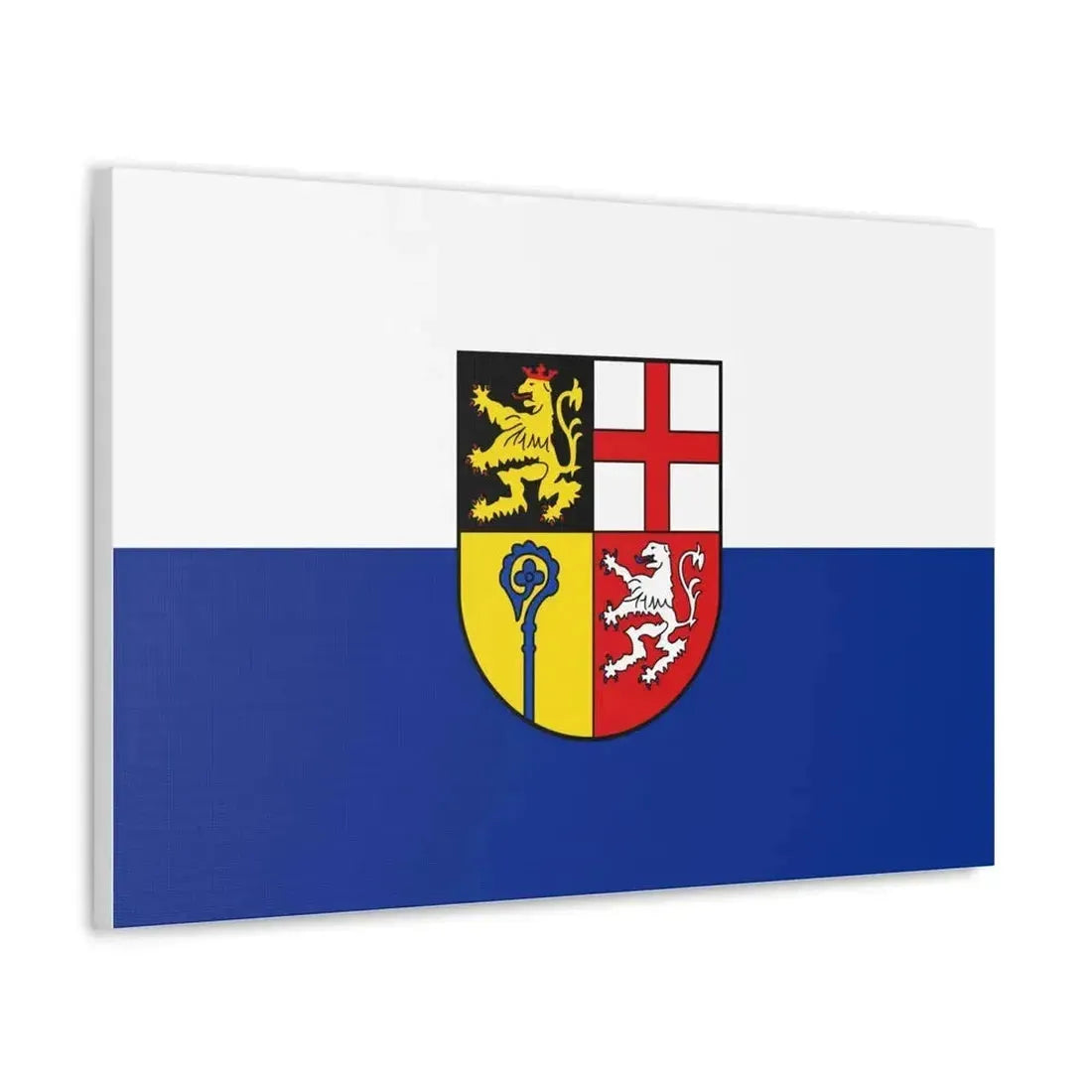 Flag of Saarpfalz Kreis Germany - Canvas Wall Art - The Sticker Space