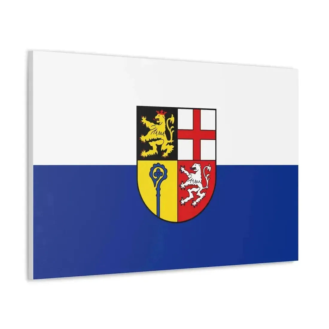 Flag of Saarpfalz Kreis Germany - Canvas Wall Art - The Sticker Space