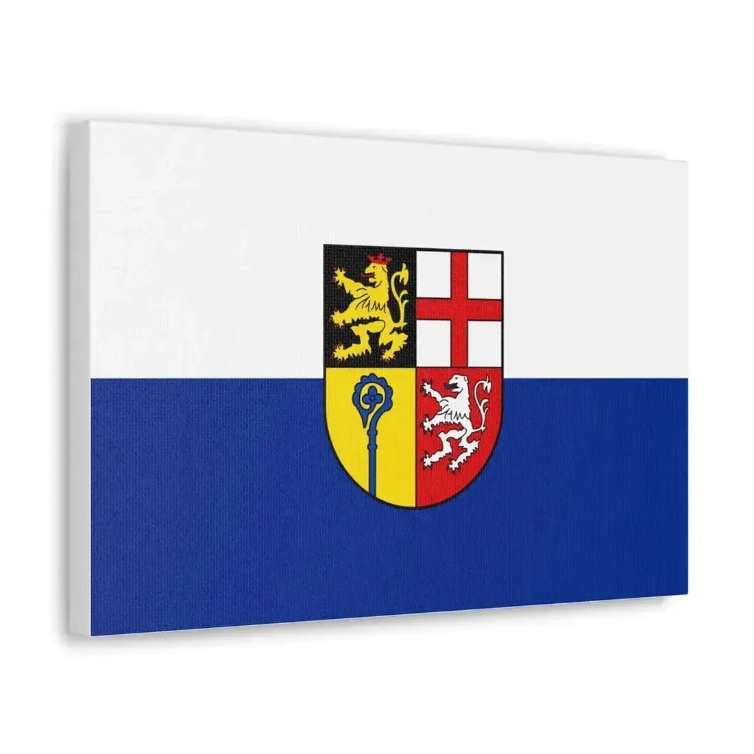 Flag of Saarpfalz Kreis Germany - Canvas Wall Art - The Sticker Space