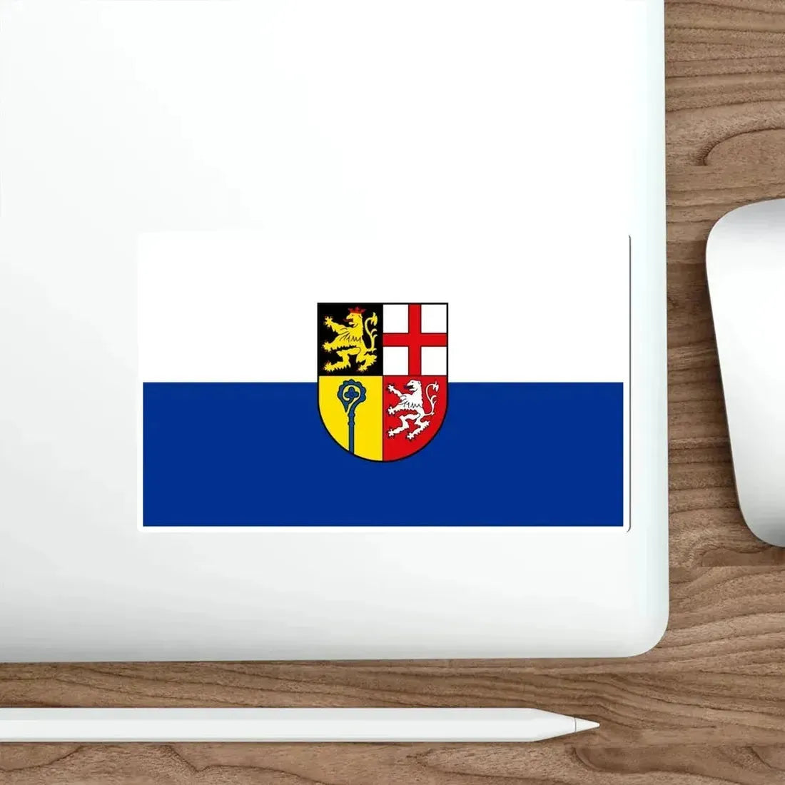 Flag of Saarpfalz Kreis Germany STICKER Vinyl Die-Cut Decal - The Sticker Space