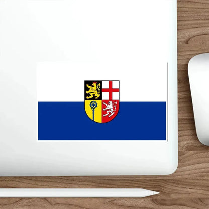 Flag of Saarpfalz Kreis Germany STICKER Vinyl Die-Cut Decal - The Sticker Space