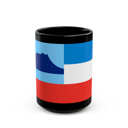 Flag of Sabah Malaysia - Black Coffee Mug-15oz-The Sticker Space