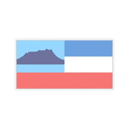 Flag of Sabah Malaysia - STICKER Vinyl Kiss-Cut Decal 4 Inch Transparent - The Sticker Space