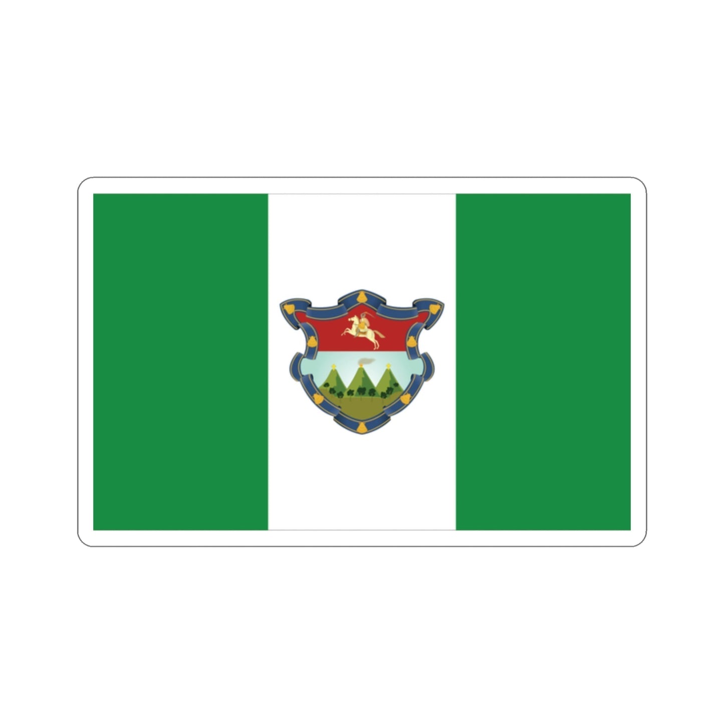 Flag of Sacatepéquez Department Guatemala STICKER Vinyl Die-Cut Decal-2 Inch-The Sticker Space