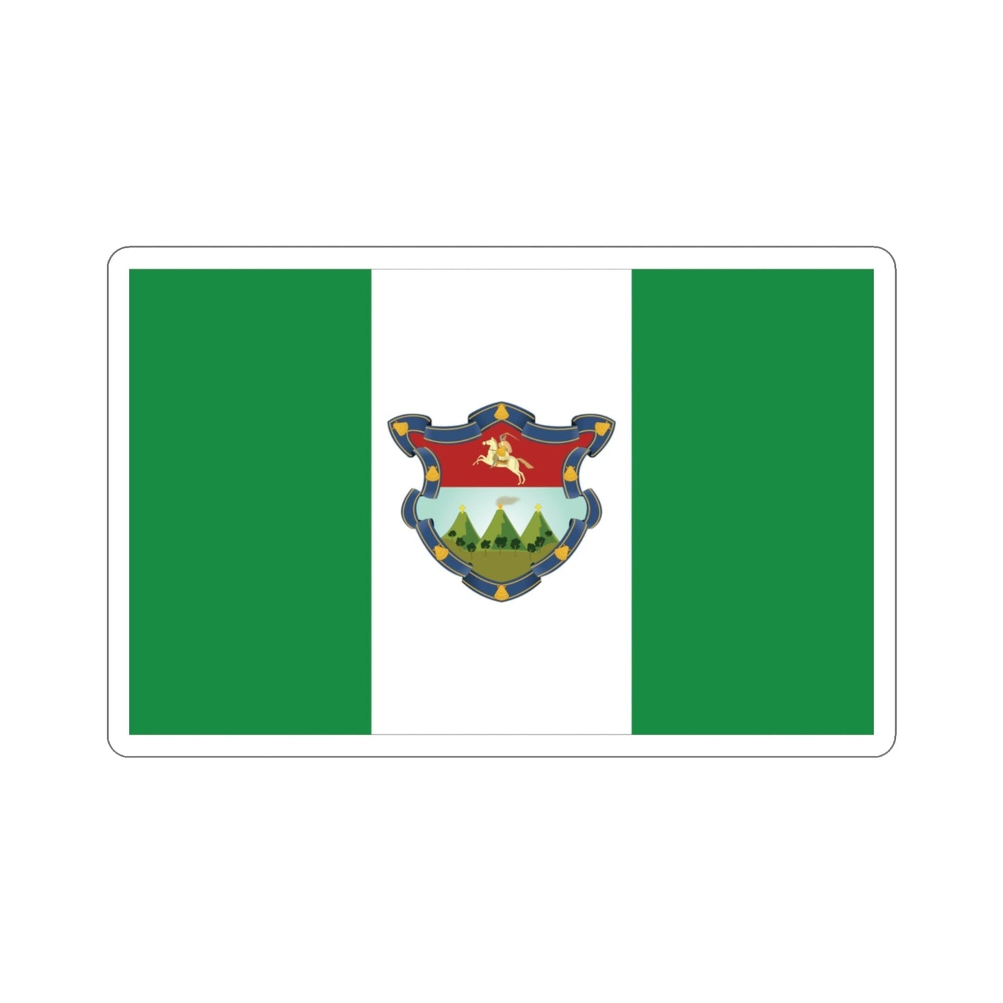 Flag of Sacatepéquez Department Guatemala STICKER Vinyl Die-Cut Decal-3 Inch-The Sticker Space