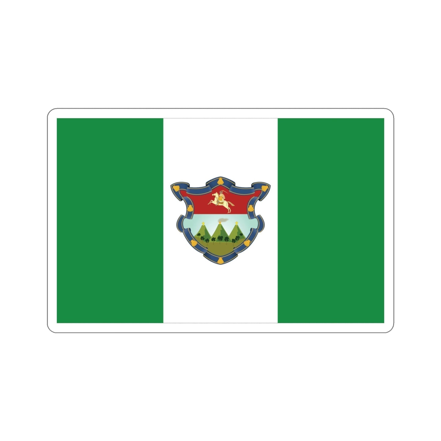 Flag of Sacatepéquez Department Guatemala STICKER Vinyl Die-Cut Decal-4 Inch-The Sticker Space