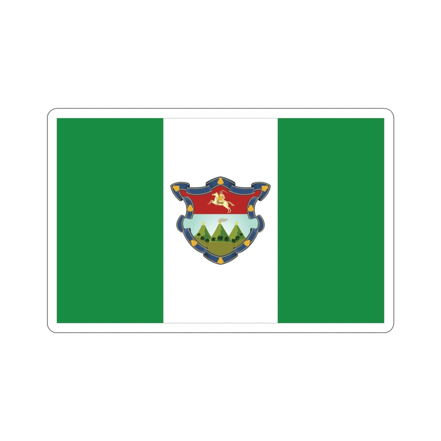 Flag of Sacatepéquez Department Guatemala STICKER Vinyl Die-Cut Decal-5 Inch-The Sticker Space