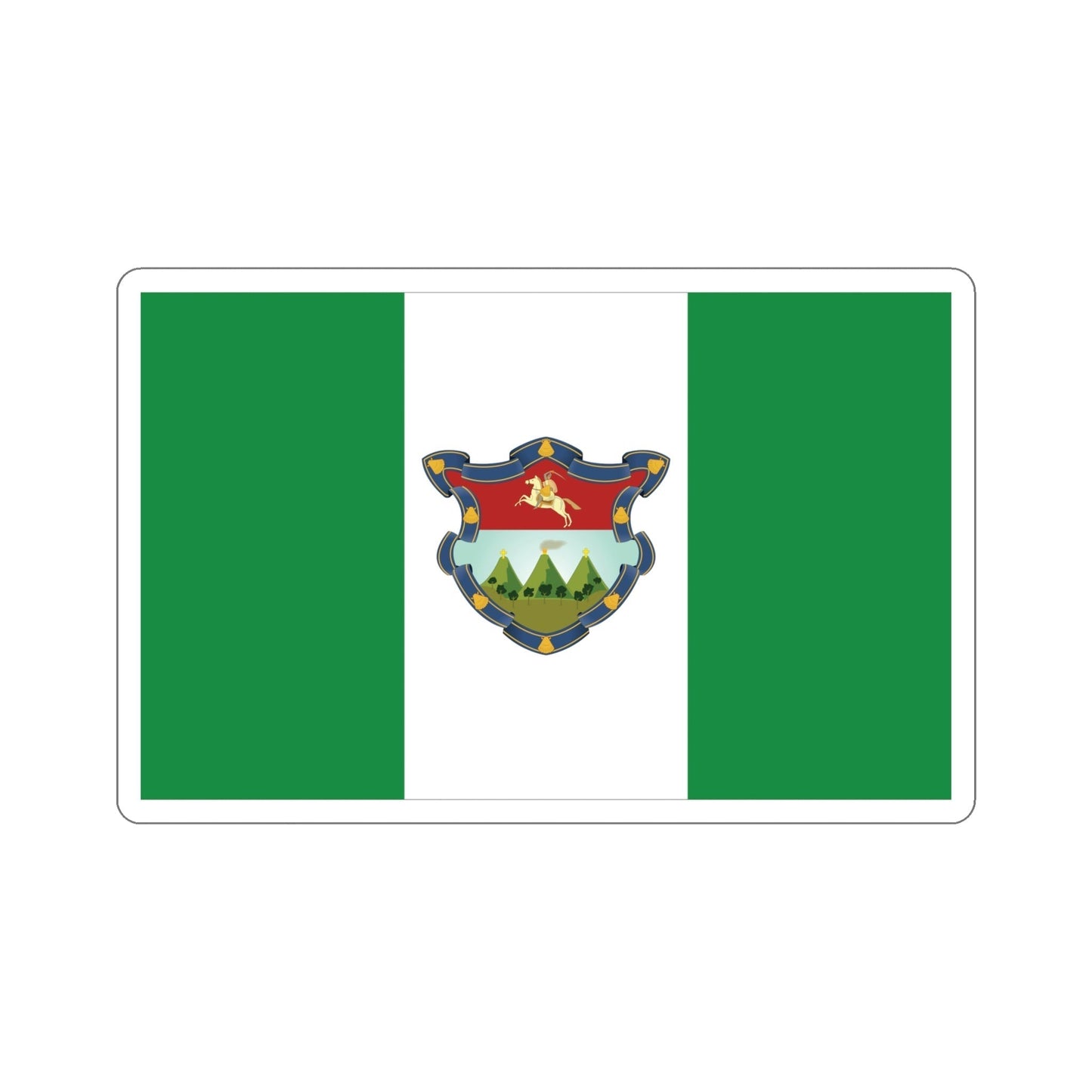 Flag of Sacatepéquez Department Guatemala STICKER Vinyl Die-Cut Decal-6 Inch-The Sticker Space