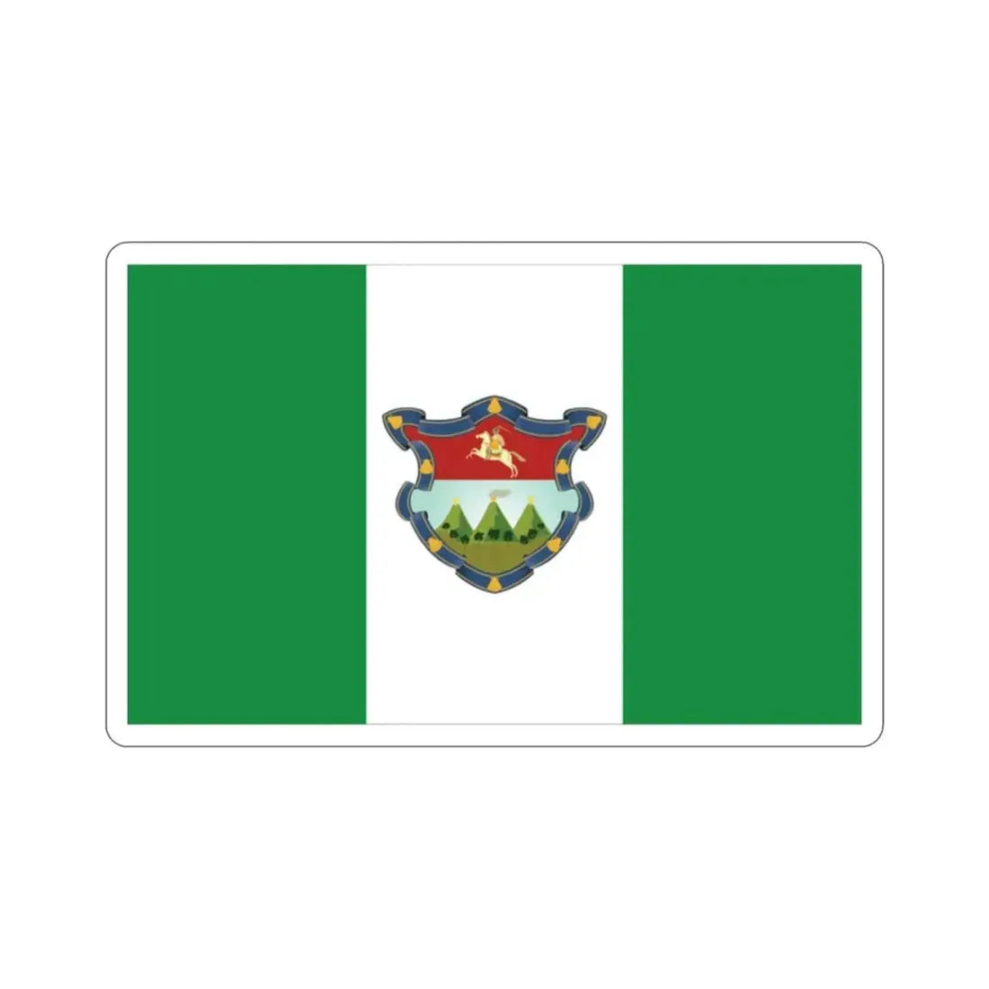 Flag of Sacatepéquez Department Guatemala STICKER Vinyl Die-Cut Decal 2 Inch - The Sticker Space