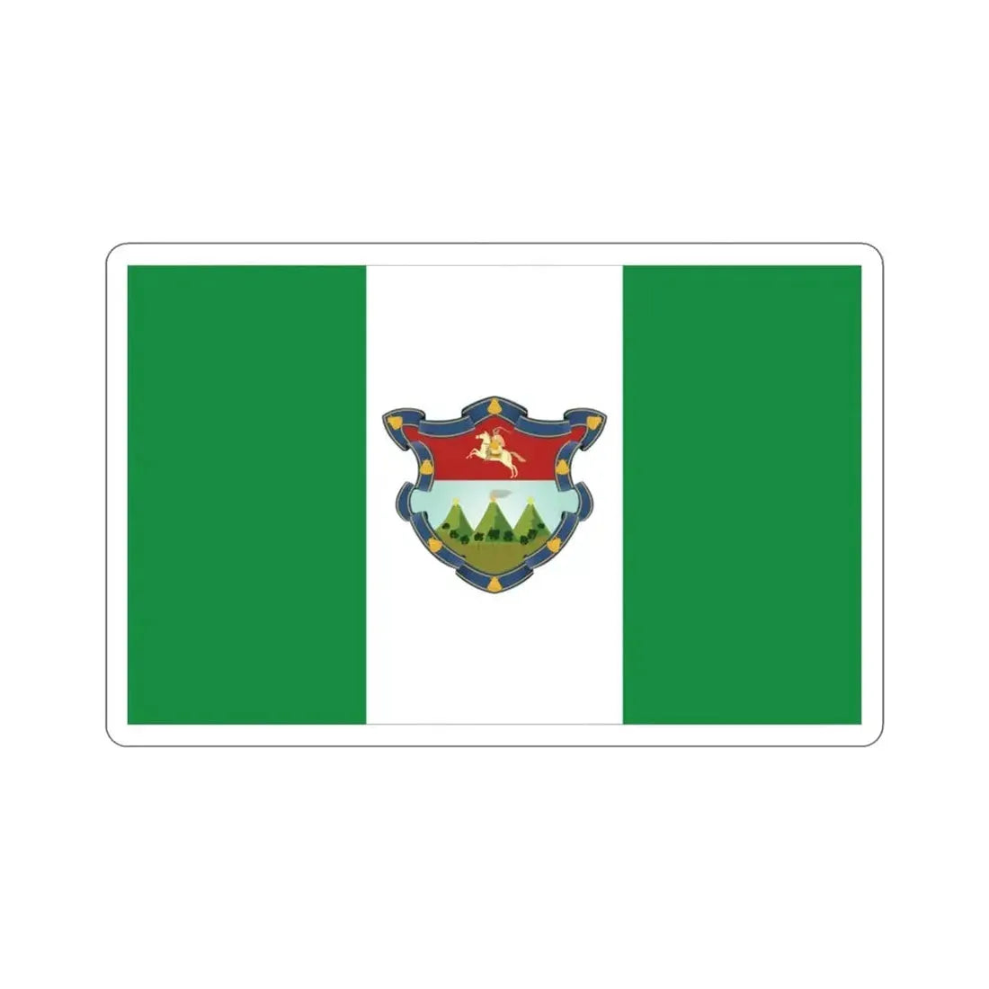 Flag of Sacatepéquez Department Guatemala STICKER Vinyl Die-Cut Decal 3 Inch - The Sticker Space