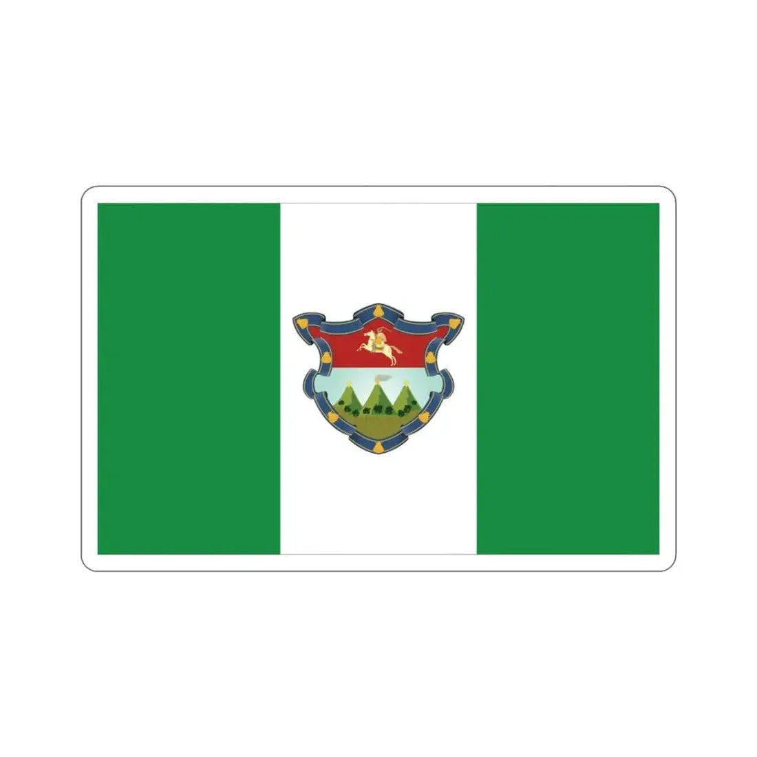 Flag of Sacatepéquez Department Guatemala STICKER Vinyl Die-Cut Decal 3 Inch - The Sticker Space