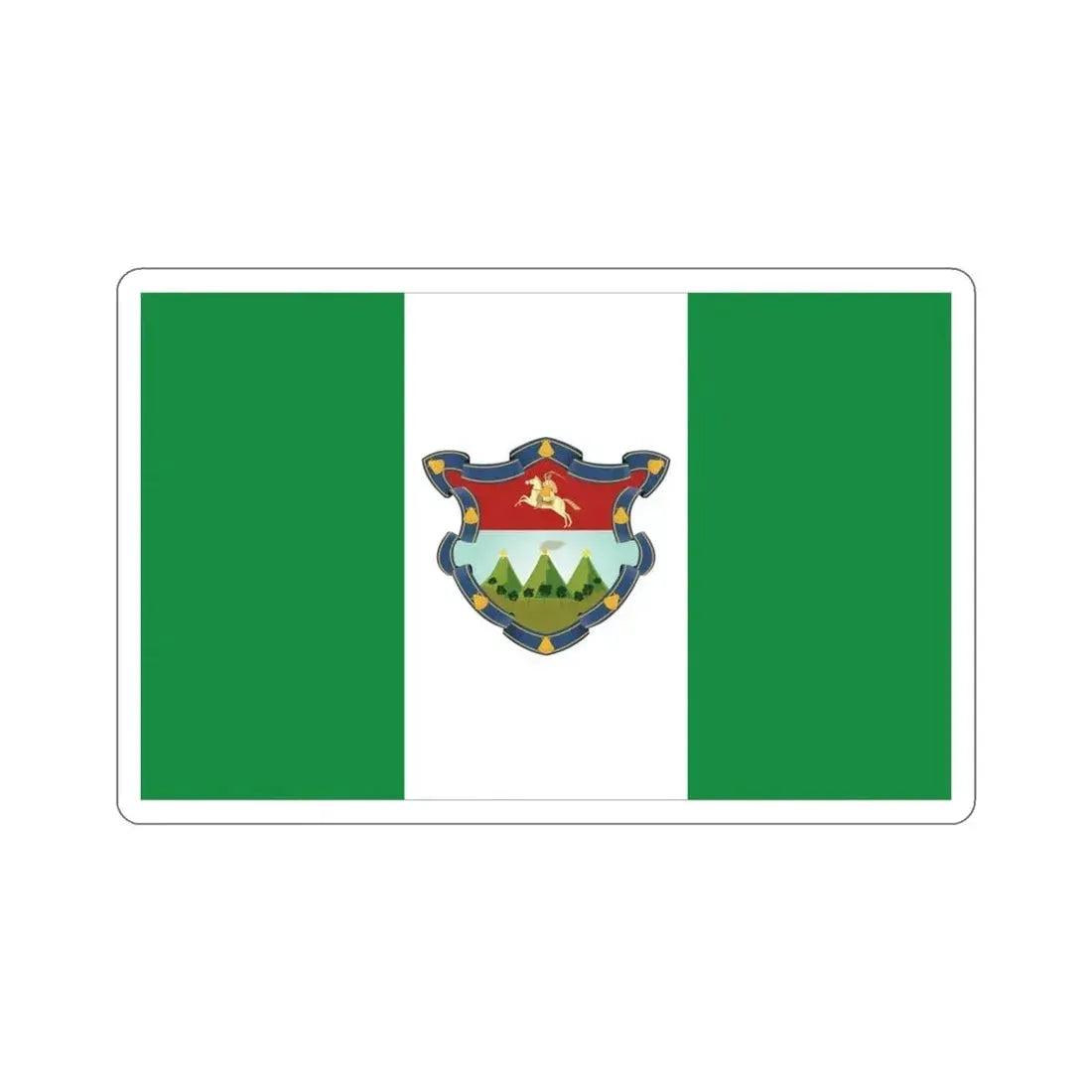 Flag of Sacatepéquez Department Guatemala STICKER Vinyl Die-Cut Decal 4 Inch - The Sticker Space