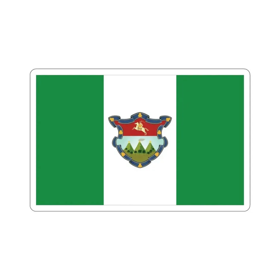 Flag of Sacatepéquez Department Guatemala STICKER Vinyl Die-Cut Decal 4 Inch - The Sticker Space