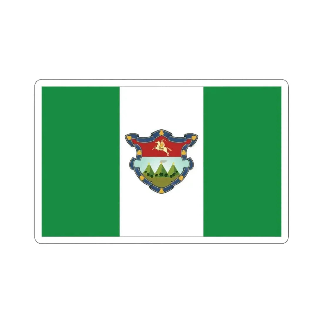 Flag of Sacatepéquez Department Guatemala STICKER Vinyl Die-Cut Decal 5 Inch - The Sticker Space