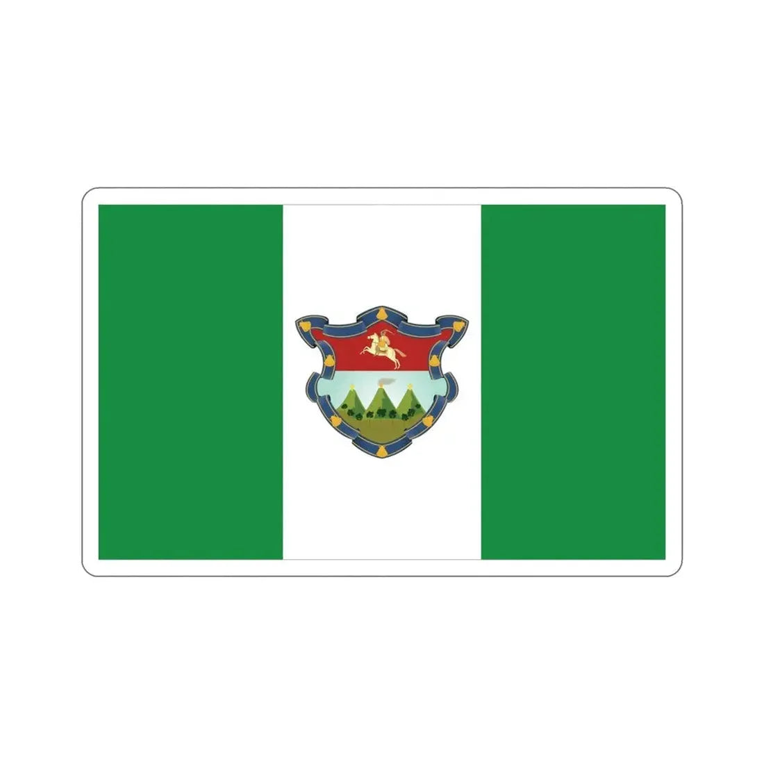 Flag of Sacatepéquez Department Guatemala STICKER Vinyl Die-Cut Decal 5 Inch - The Sticker Space