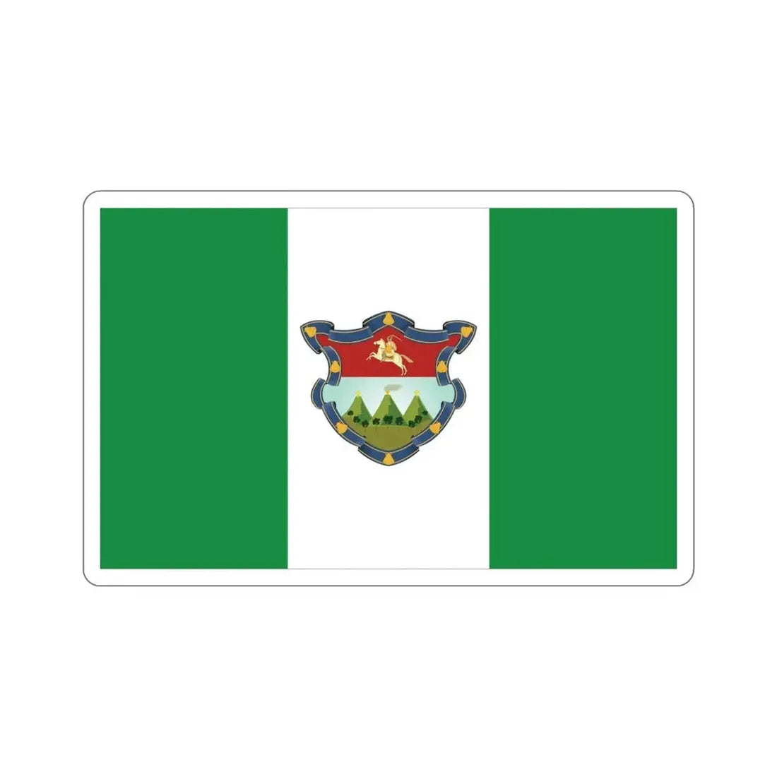 Flag of Sacatepéquez Department Guatemala STICKER Vinyl Die-Cut Decal 6 Inch - The Sticker Space