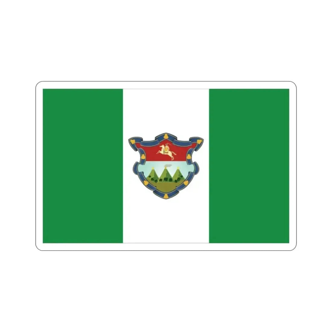 Flag of Sacatepéquez Department Guatemala STICKER Vinyl Die-Cut Decal - The Sticker Space