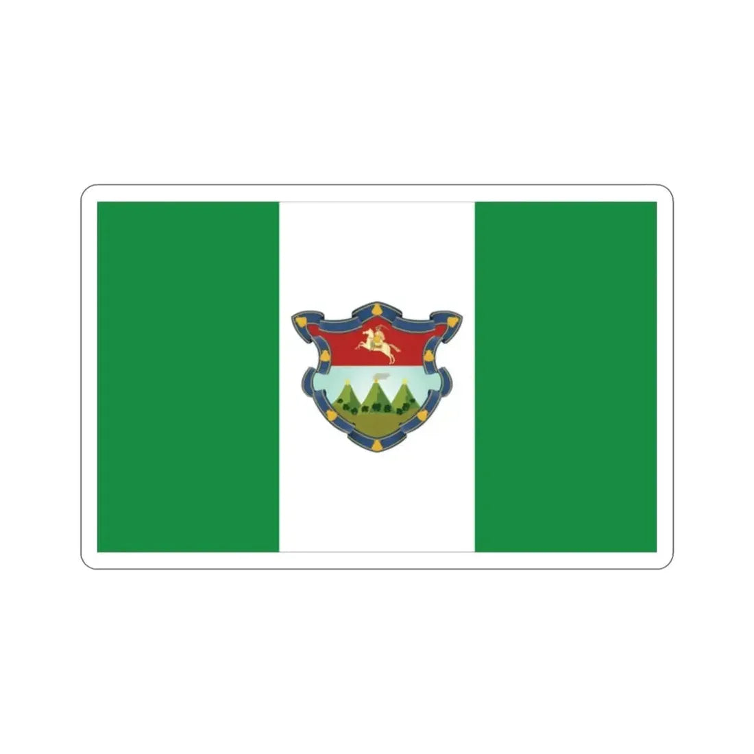 Flag of Sacatepéquez Department Guatemala STICKER Vinyl Die-Cut Decal - The Sticker Space