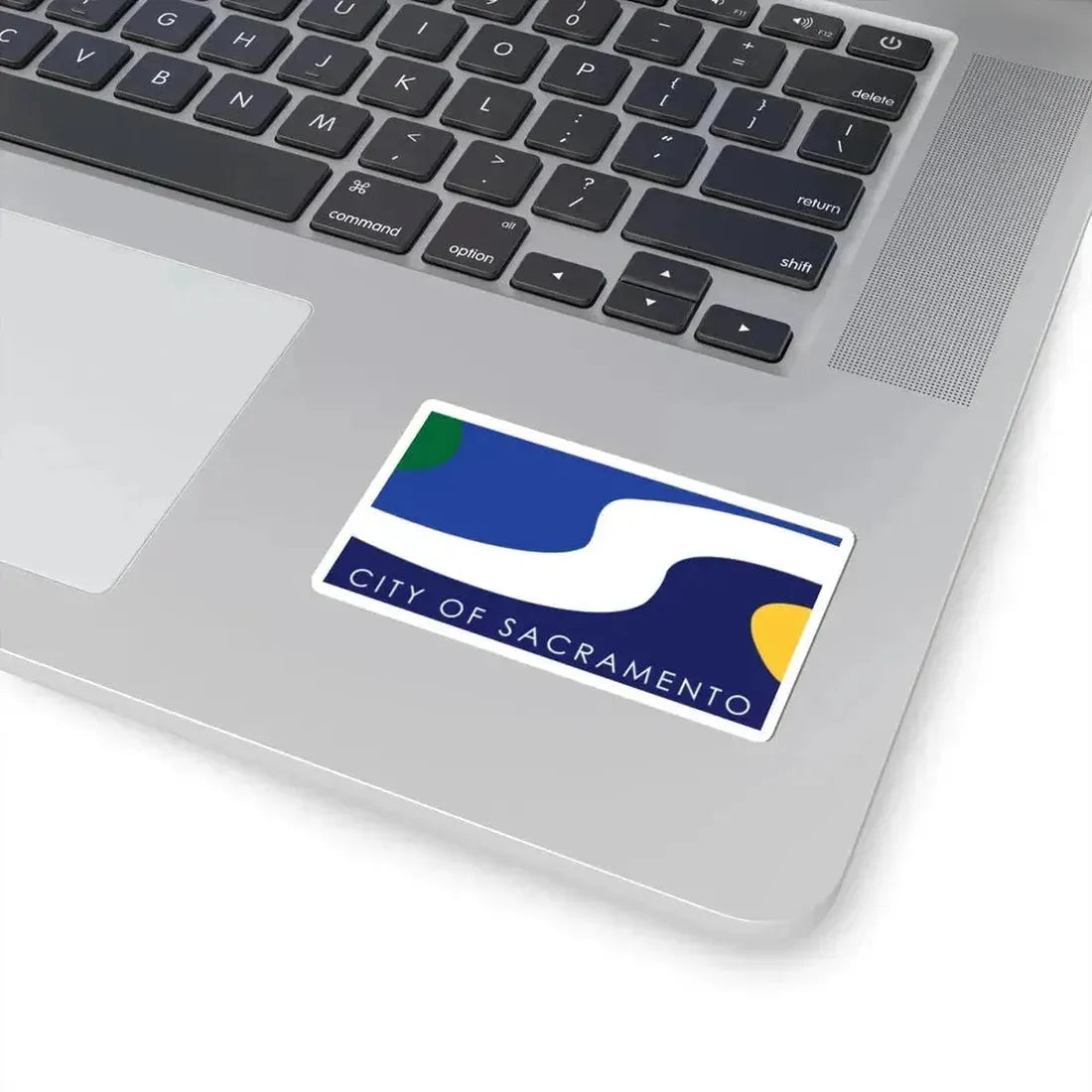 Flag of Sacramento California (United States) STICKER Vinyl Kiss-Cut Decal - The Sticker Space
