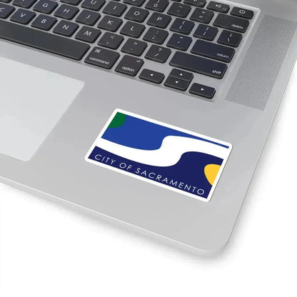 Flag of Sacramento California (United States) STICKER Vinyl Kiss-Cut Decal - The Sticker Space