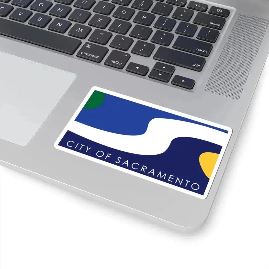 Flag of Sacramento California (United States) STICKER Vinyl Kiss-Cut Decal - The Sticker Space