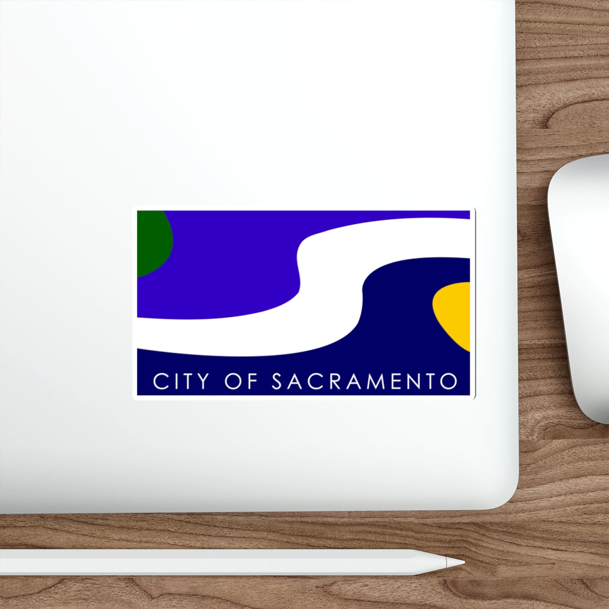 Flag of Sacramento California USA STICKER Vinyl Die-Cut Decal-The Sticker Space