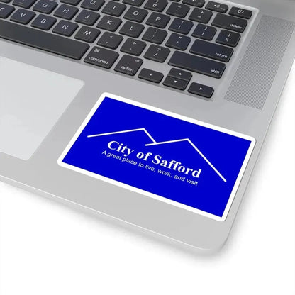 Flag of Safford Arizona (United States) STICKER Vinyl Kiss-Cut Decal - The Sticker Space