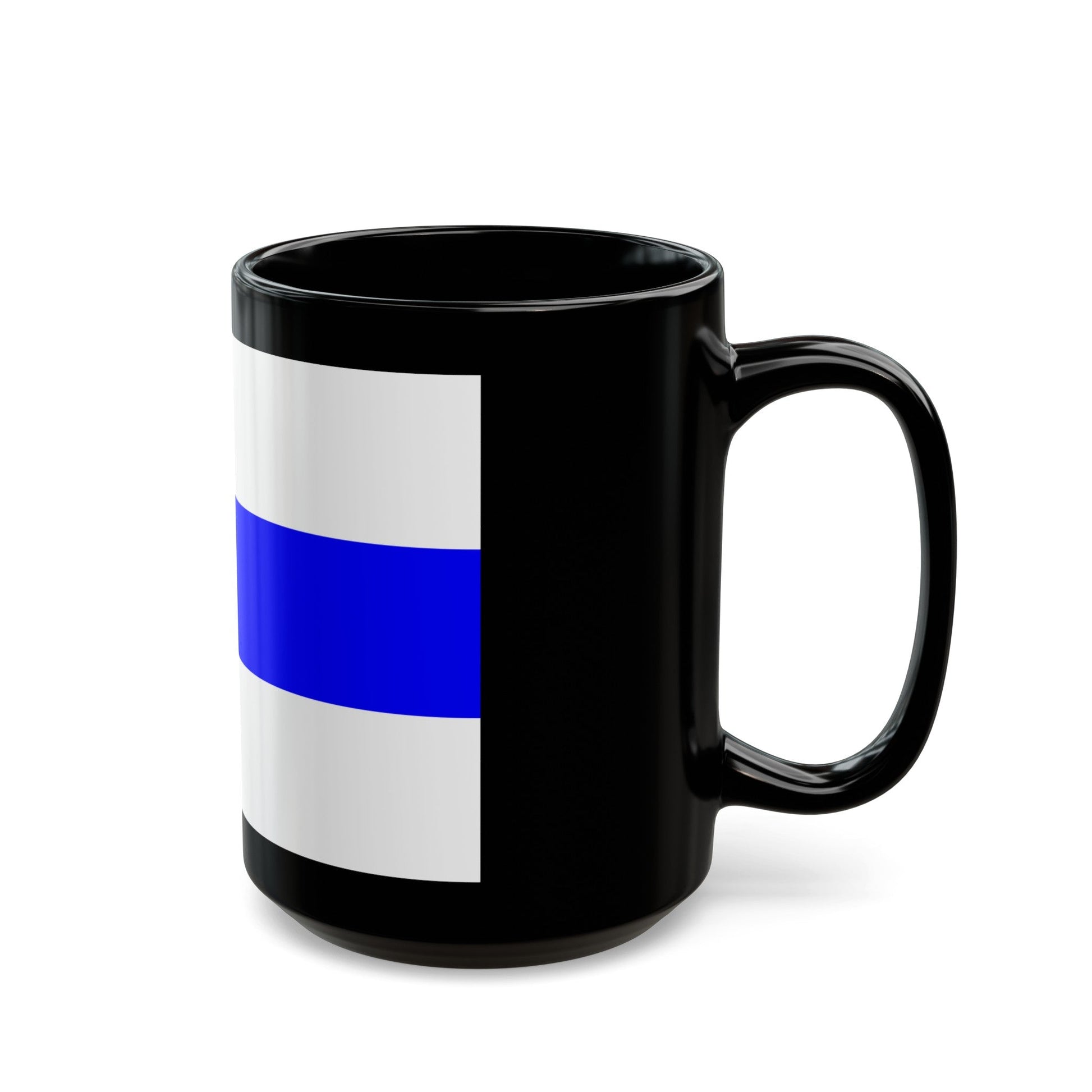 Flag of Safi Malta - Black Coffee Mug-The Sticker Space