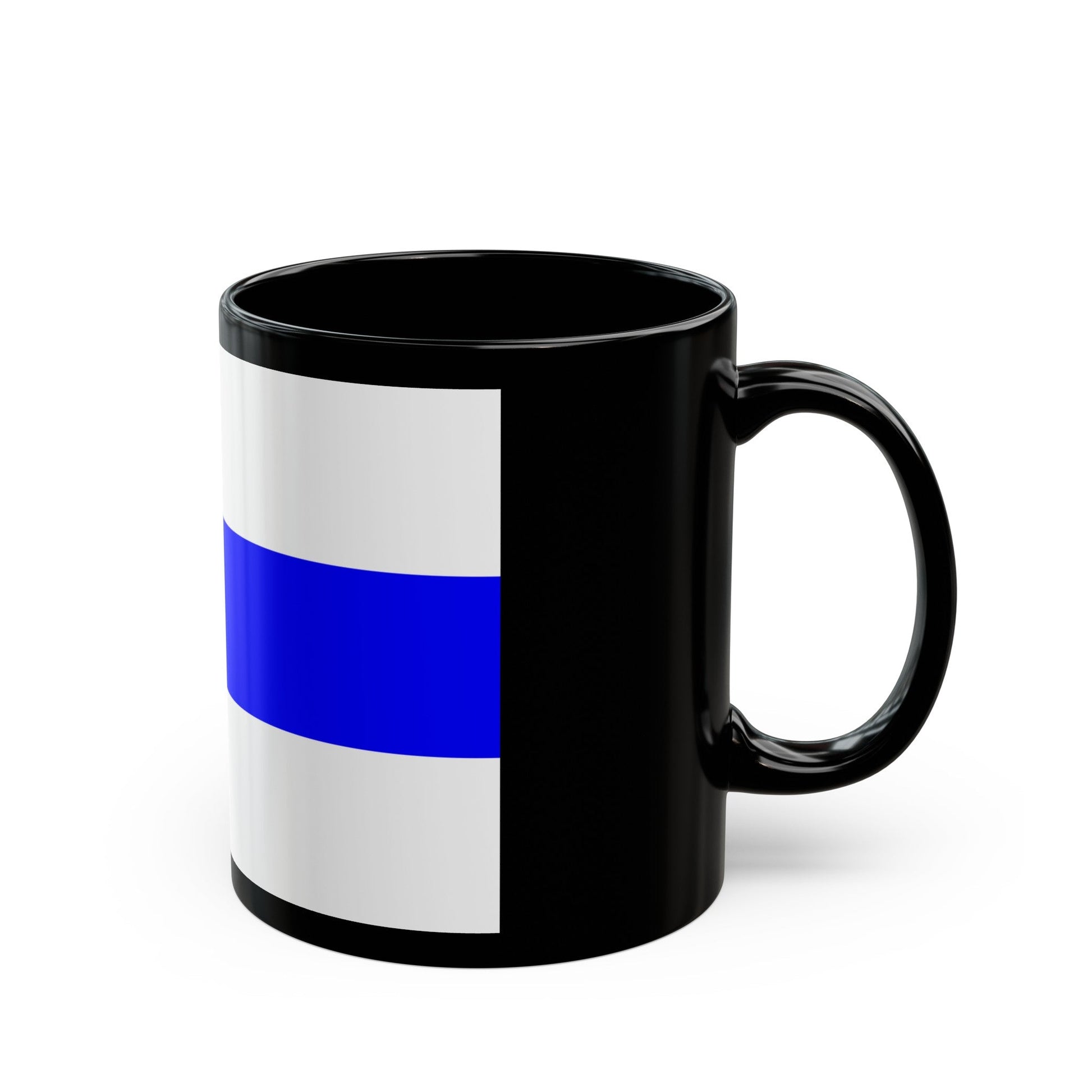 Flag of Safi Malta - Black Coffee Mug-The Sticker Space