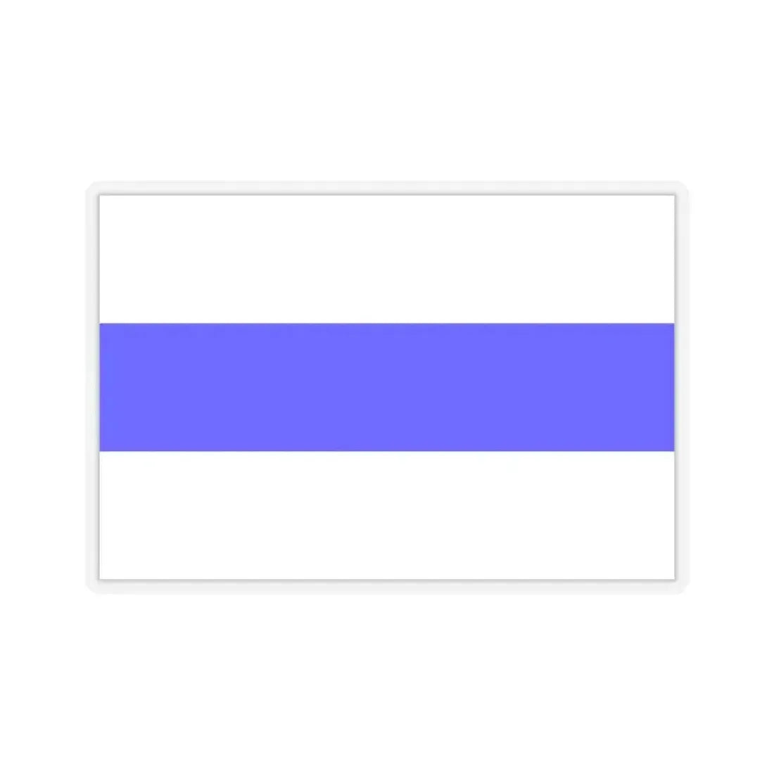 Flag of Safi Malta - STICKER Vinyl Kiss-Cut Decal 3 Inch Transparent - The Sticker Space