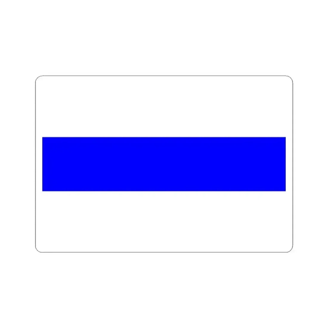 Flag of Safi Malta - STICKER Vinyl Kiss-Cut Decal 3 Inch White - The Sticker Space