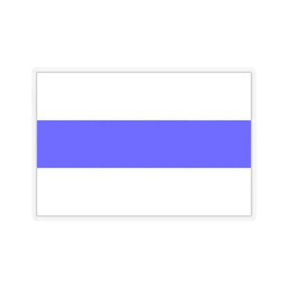 Flag of Safi Malta - STICKER Vinyl Kiss-Cut Decal 4 Inch Transparent - The Sticker Space