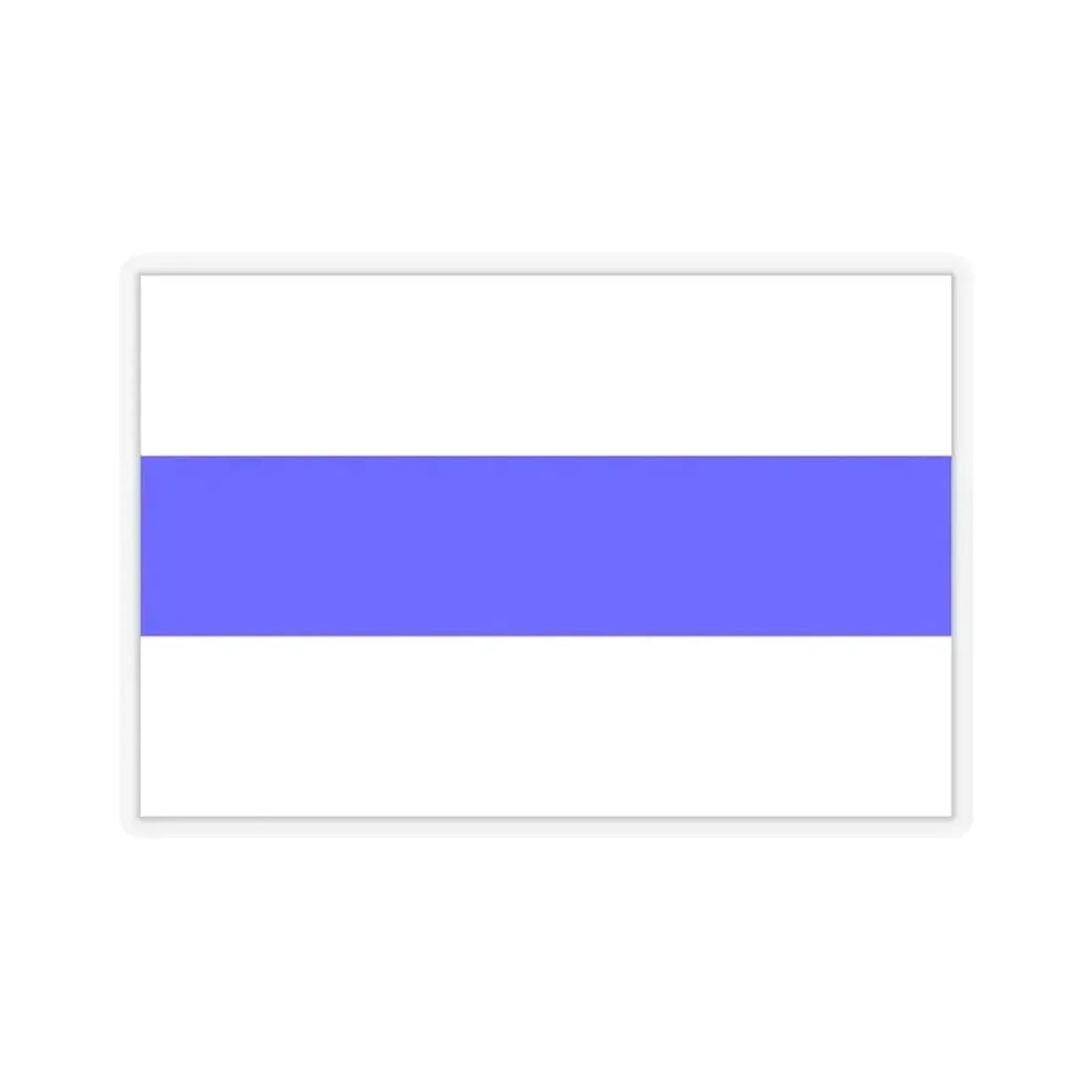 Flag of Safi Malta - STICKER Vinyl Kiss-Cut Decal 6 Inch Transparent - The Sticker Space