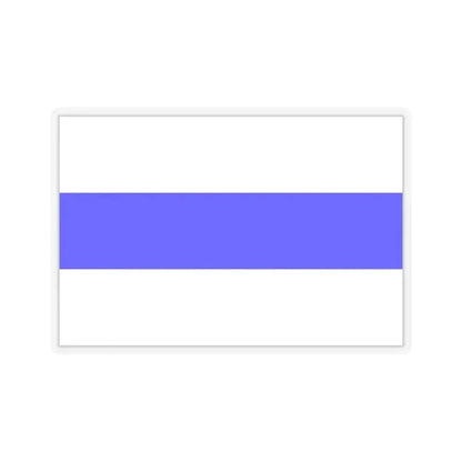 Flag of Safi Malta - STICKER Vinyl Kiss-Cut Decal 6 Inch Transparent - The Sticker Space