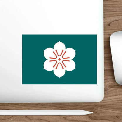 Flag of Saga Prefecture Japan STICKER Vinyl Die-Cut Decal - The Sticker Space